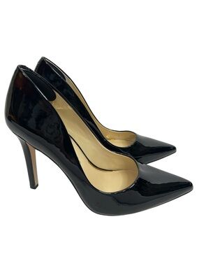 Jessica Simpson | Cassani Pointed Toe High Heel Pumps Black Patent Size 8